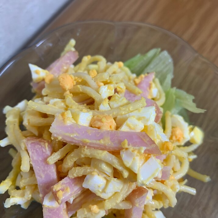 余ったスパゲティで 簡単サラダ レシピ 作り方 By ゆりじろう 楽天レシピ